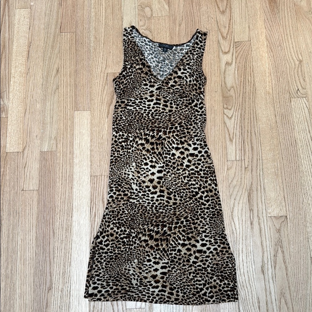 Leopard Dress Sleeveless BCBG